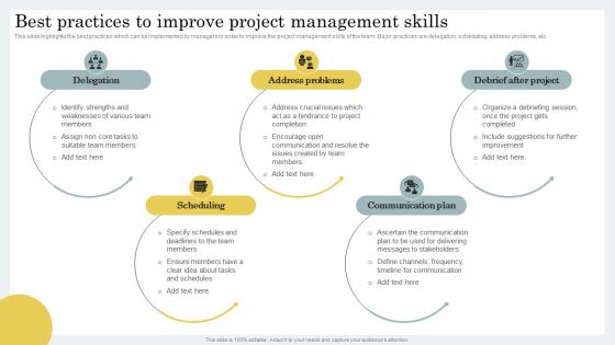 Best Practices To Improve Project Management Skills Strategic Guide For Hybrid Project Management