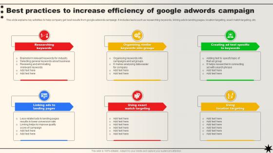Best Practices To Increase Efficiency Of Google Adwords Campaign