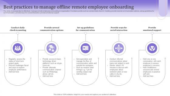 Best Practices To Manage Offline Remote Employee Onboarding