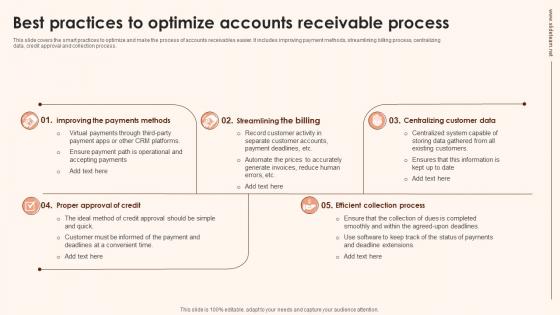 Best Practices To Optimize Accounts Receivable Process