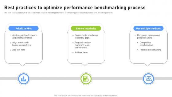 Best Practices To Optimize Performance Effective Benchmarking Process For Marketing CRP DK SS