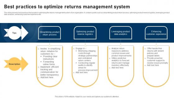Best Practices To Optimize Returns Management System