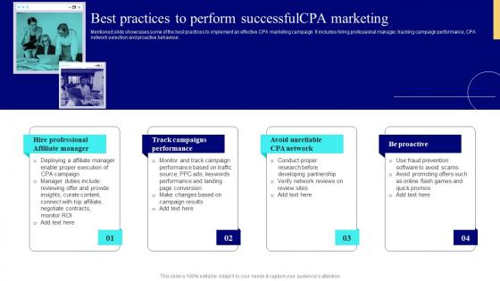 Best Practices To Perform SuccessfulCPA Strategies To Enhance Business Performance