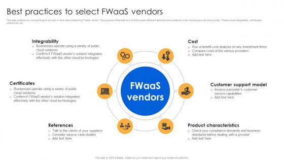 Best Practices To Select Fwaas Vendors Firewall Virtualization