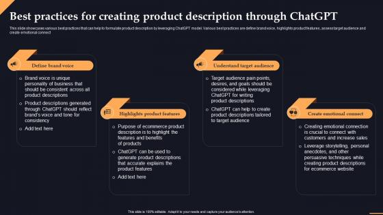 Best Product Description Through Chatgpt Chatgpt Transforming Content Creation With Ai Chatgpt SS