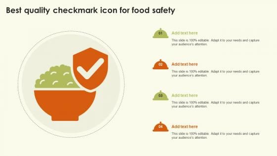 Best Quality Checkmark Icon For Food Safety