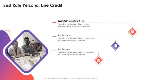 Best Rate Personal Line Credit In Powerpoint And Google Slides Cpb