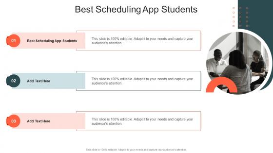 Best Scheduling App Students In Powerpoint And Google Slides Cpb