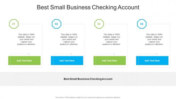 Best Small Business Checking Account In Powerpoint And Google Slides Cpb