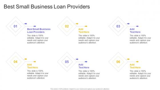Best Small Business Loan Providers In Powerpoint And Google Slides Cpb