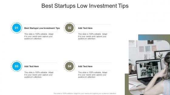 Best Startups Low Investment Tips In Powerpoint And Google Slides Cpb