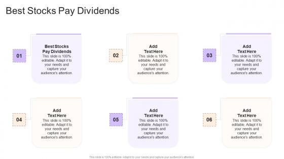 Best Stocks Pay Dividends In Powerpoint And Google Slides Cpb