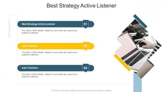 Best Strategy Active Listener In Powerpoint And Google Slides Cpb