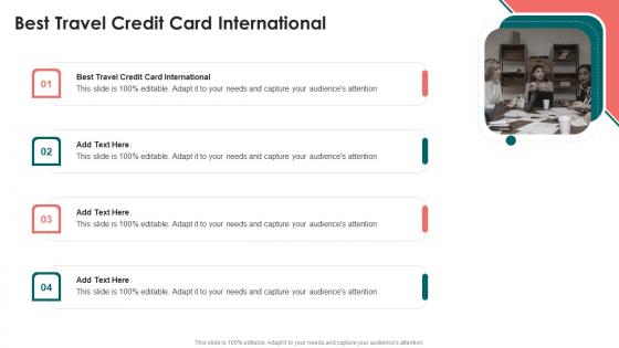 Best Travel Credit Card International In Powerpoint And Google Slides Cpb