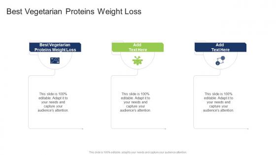 Best Vegetarian Proteins Weight Loss In Powerpoint And Google Slides Cpb