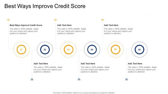 Best Ways Improve Credit Score In Powerpoint And Google Slides Cpb
