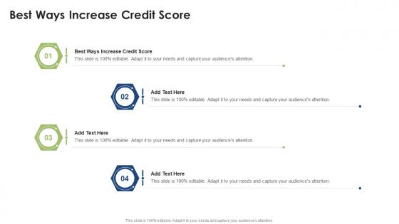 Best Ways Increase Credit Score In Powerpoint And Google Slides Cpb