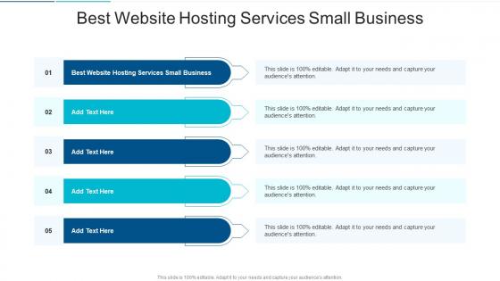 Best Website Hosting Services Small Business In Powerpoint And Google Slides Cpb