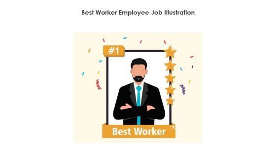 Best Worker Employee Job Illustration