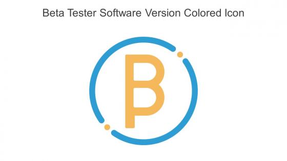 Beta Tester Software Version Colored Icon In Powerpoint Pptx Png And Editable Eps Format