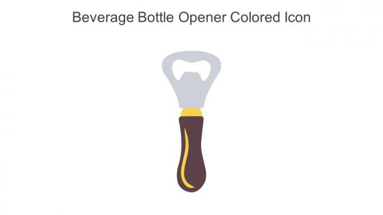 Beverage Bottle Opener Colored Icon In Powerpoint Pptx Png And Editable Eps Format