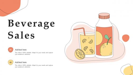Beverage Sales Ppt Slides Infographic Template