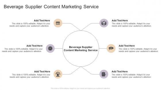 Beverage Supplier Content Marketing Service In Powerpoint And Google Slides Cpb