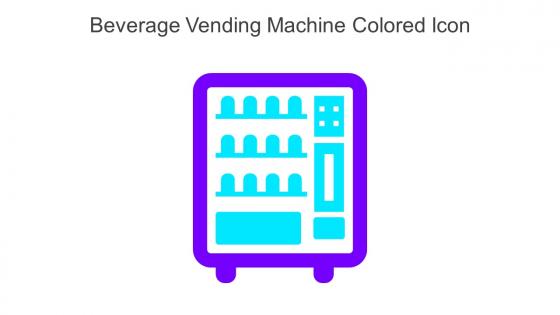 Beverage Vending Machine Colored Icon In Powerpoint Pptx Png And Editable Eps Format