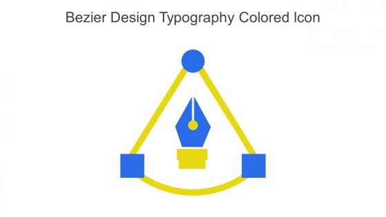 Bezier Design Typography Colored Icon In Powerpoint Pptx Png And Editable Eps Format