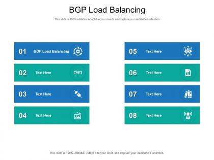 Bgp load balancing ppt powerpoint presentation slides good cpb