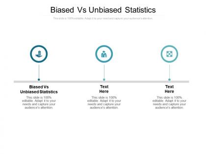 Biased vs unbiased statistics ppt powerpoint presentation gallery shapes cpb