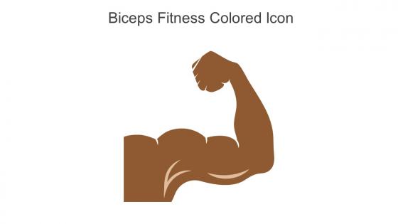 Biceps Fitness Colored Icon In Powerpoint Pptx Png And Editable Eps Format