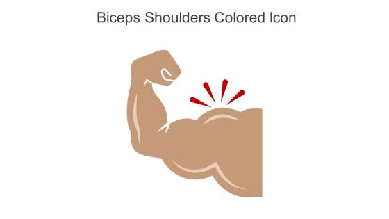 Biceps Shoulders Colored Icon In Powerpoint Pptx Png And Editable Eps Format