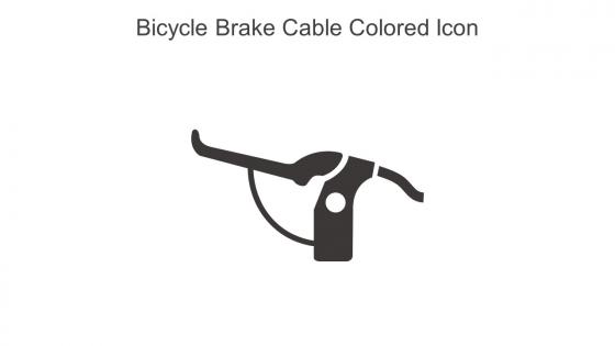 Bicycle Brake Cable Colored Icon In Powerpoint Pptx Png And Editable Eps Format