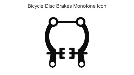 Bicycle Disc Brakes Monotone Icon In Powerpoint Pptx Png And Editable Eps Format