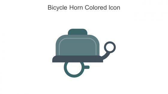 Bicycle Horn Colored Icon In Powerpoint Pptx Png And Editable Eps Format