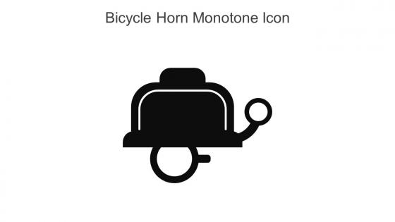 Bicycle Horn Monotone Icon In Powerpoint Pptx Png And Editable Eps Format