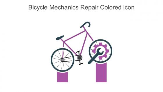 Bicycle Mechanics Repair Colored Icon In Powerpoint Pptx Png And Editable Eps Format