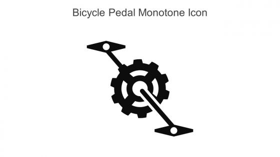 Bicycle Pedal Monotone Icon In Powerpoint Pptx Png And Editable Eps Format