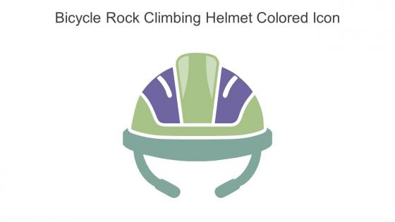 Bicycle Rock Climbing Helmet Colored Icon In Powerpoint Pptx Png And Editable Eps Format