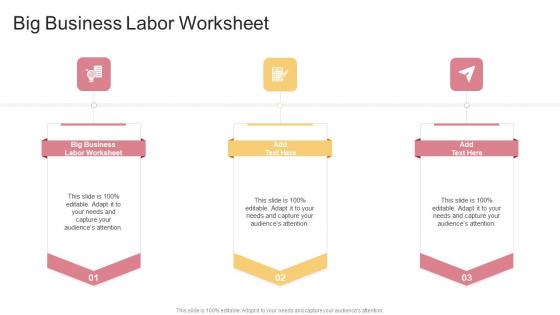 Big Business Labor Worksheet In Powerpoint And Google Slides Cpb