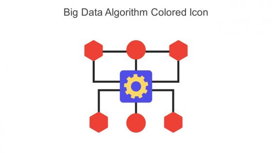 Big Data Algorithm Colored Icon In Powerpoint Pptx Png And Editable Eps Format