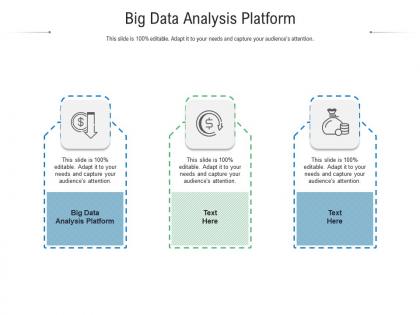 Big data analysis platform ppt powerpoint presentation pictures deck cpb