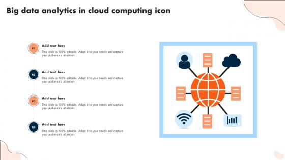 Big Data Analytics In Cloud Computing Icon