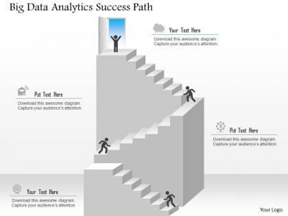 Big data analytics success path ppt slides