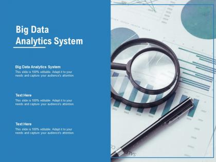 Big data analytics system ppt powerpoint presentation infographic template slide download cpb