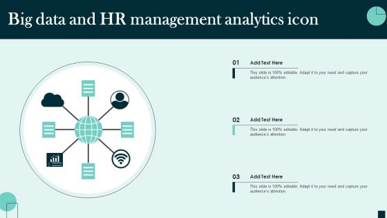 Big Data And HR Management Analytics Icon