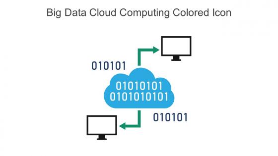 Big Data Cloud Computing Colored Icon In Powerpoint Pptx Png And Editable Eps Format
