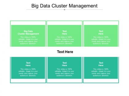 Big data cluster management ppt powerpoint presentation gallery inspiration cpb