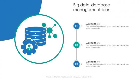 Big Data Database Management Icon